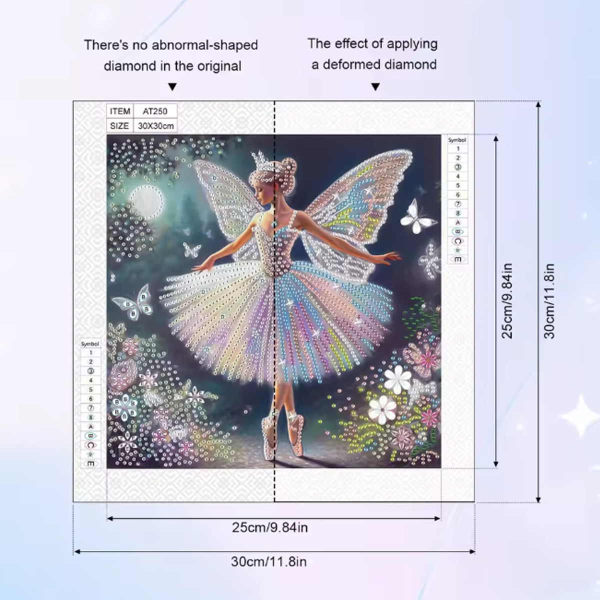 Butterfly Fairy Pattern Series - Embroidery Embellishments reseña y precio