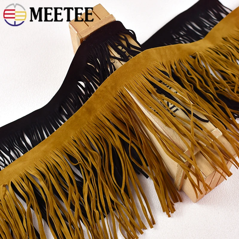 5Meters Meetee 10-30cm Suede T - Fringe Ribbon Sewing reseña y precio