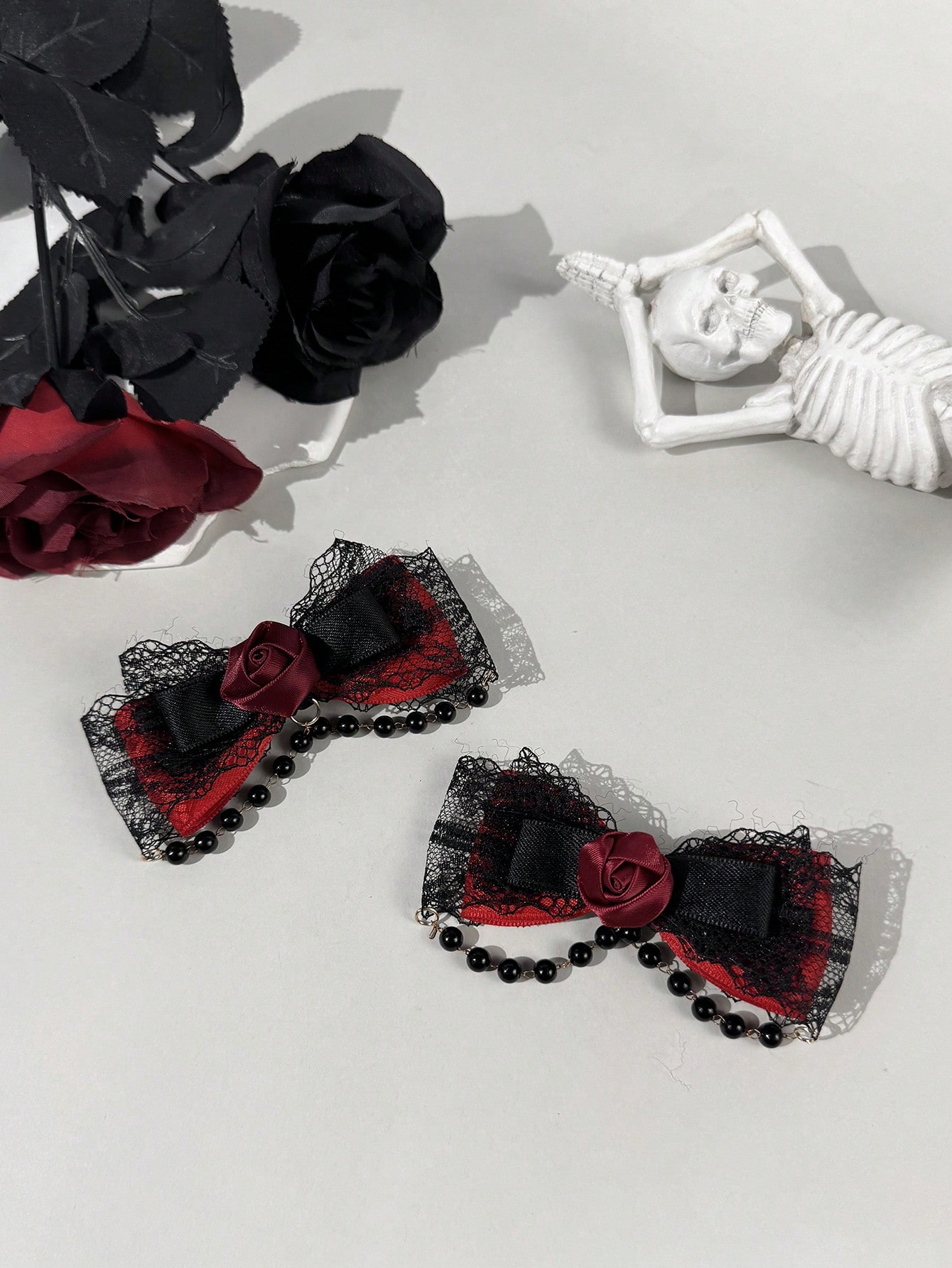 2-piece Gothic style lace ribb - Lace Ribbon Trim reseña y precio
