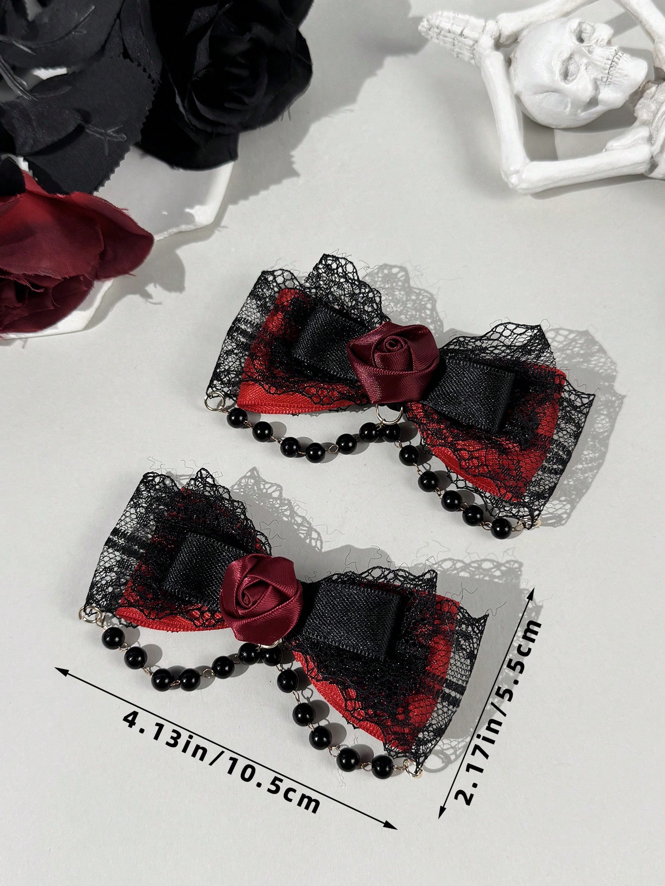 2-piece Gothic style lace ribb - Lace Ribbon Trim reseña y precio