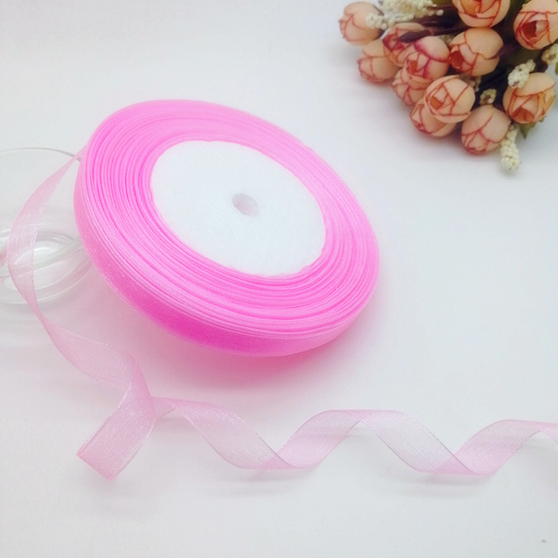 50 Yards 10/20/25mm Width Spoo - Organza Ribbon Spool reseña y precio