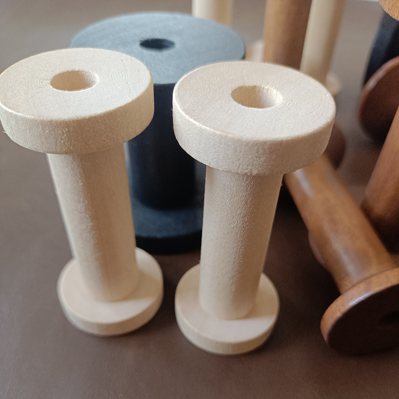 10Pcs/Set Vintage Natural Wood - Organza Ribbon Spool reseña y precio