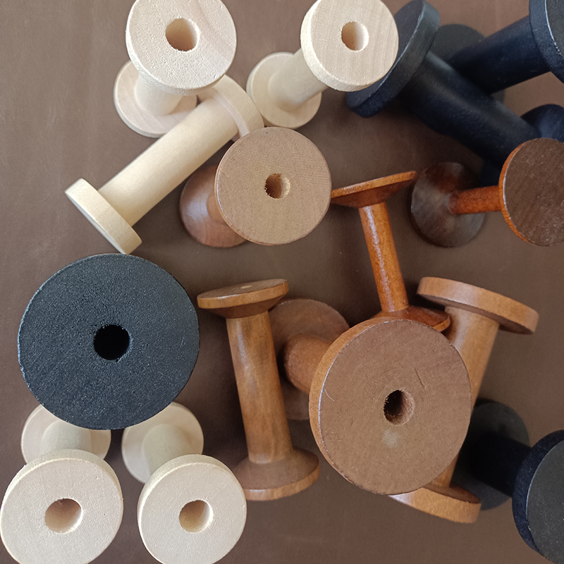 10Pcs/Set Vintage Natural Wood - Organza Ribbon Spool reseña y precio
