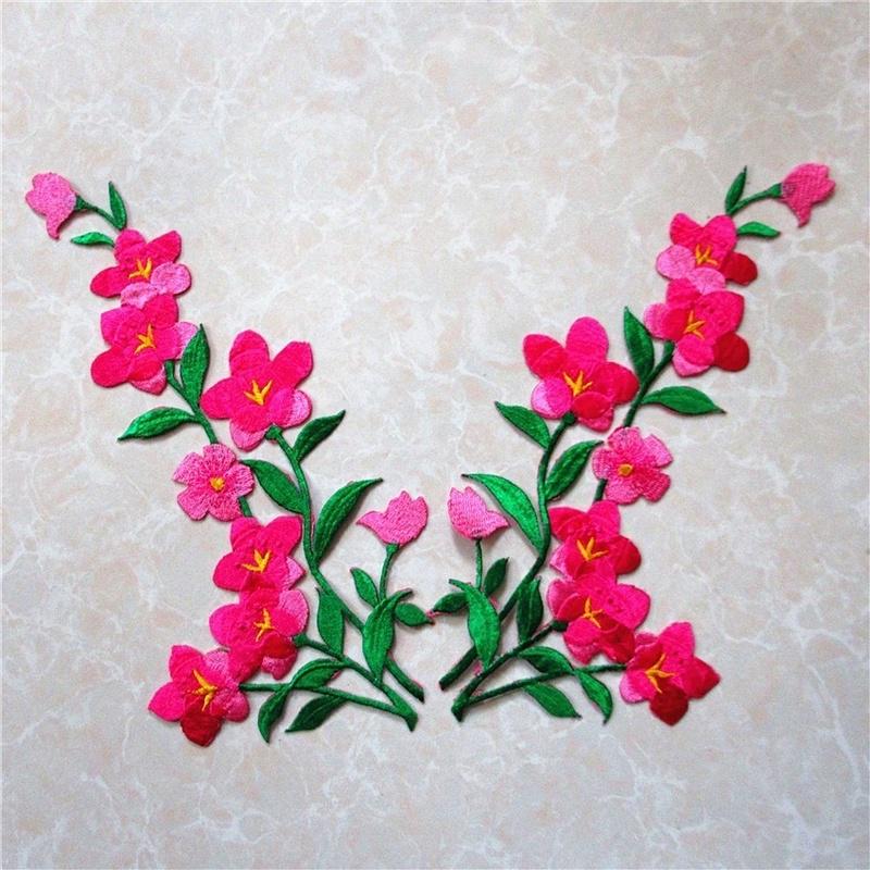 1/2pcs Nice Blue Flower Patch  - Applique Patch Flower reseña y precio
