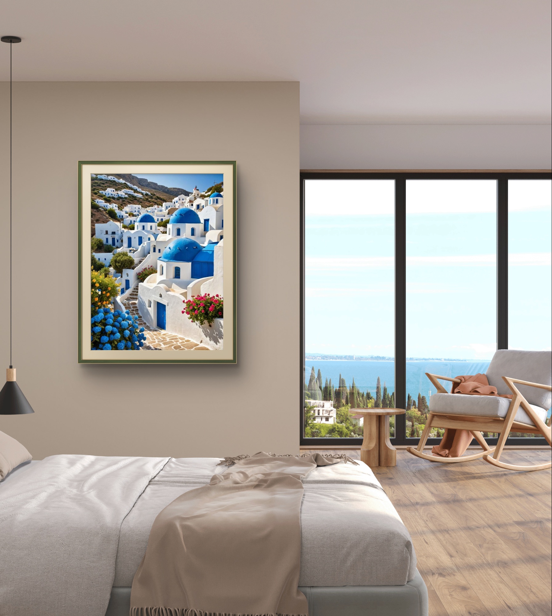 1pc frameless Aegean Sea Blue  - Embroidery Embellishments reseña y precio