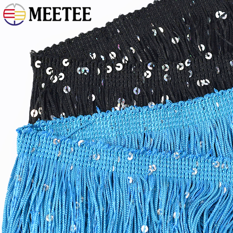 4/8M 10cm Colorful Sequin Tass - Fringe Ribbon Sewing reseña y precio