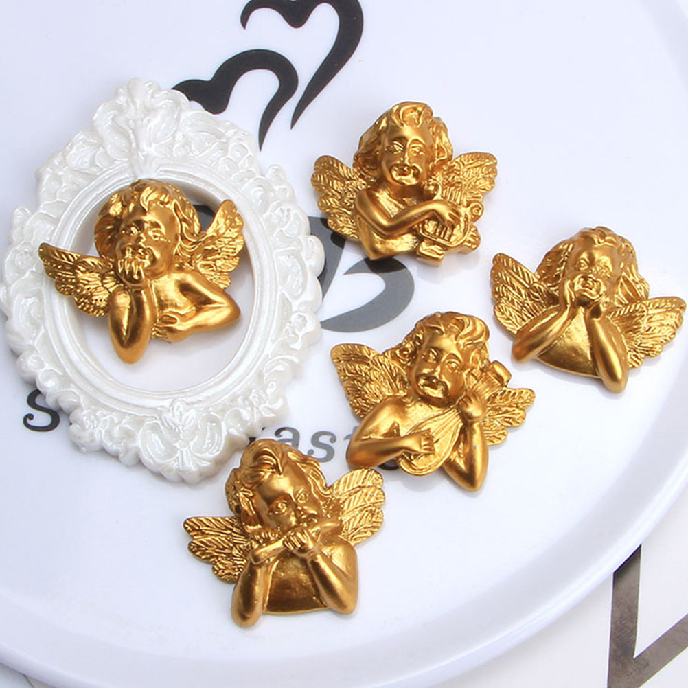 15pcs Resin Angel Accessories  - Embellishment Crafts reseña y precio