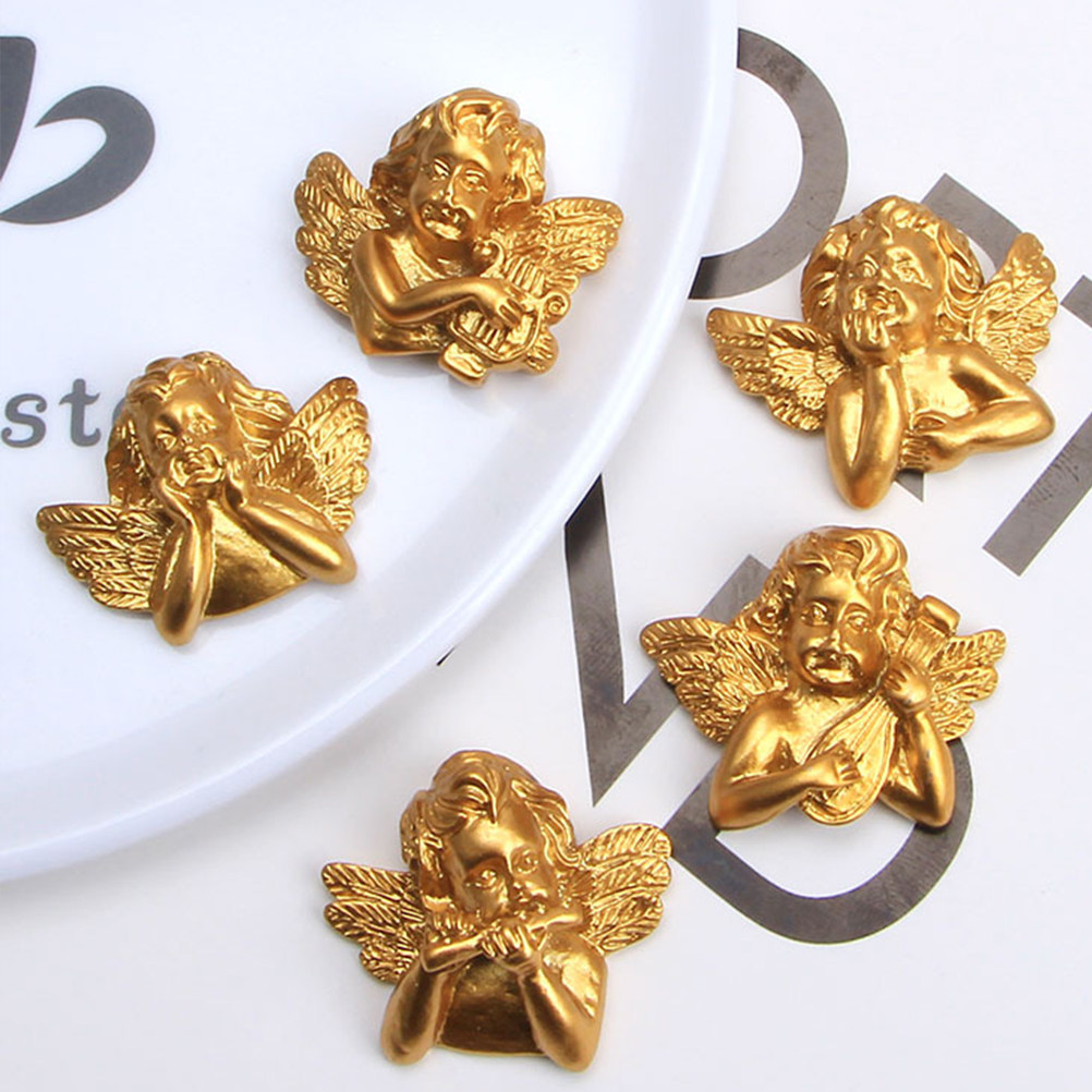 15pcs Resin Angel Accessories  - Embellishment Crafts reseña y precio