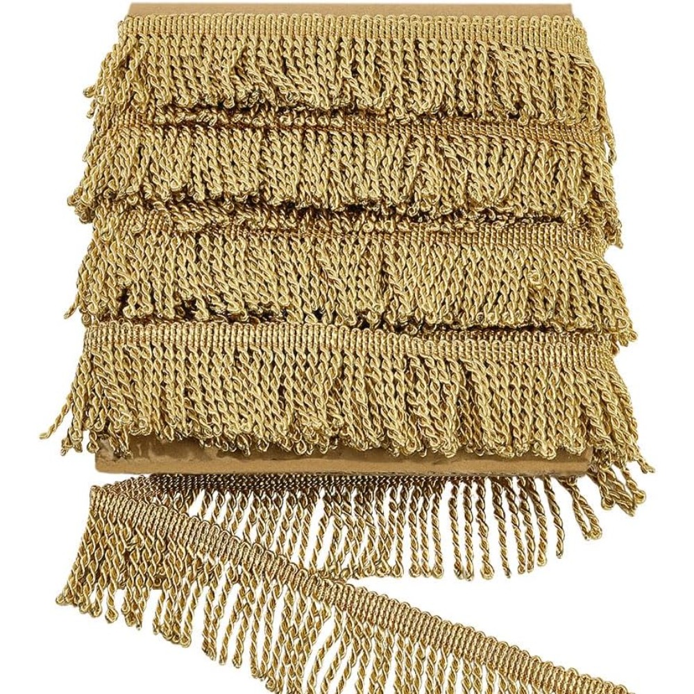 12 Yardsx2.2Inch Fringe Trim C - Tassel Fringe Trim reseña y precio