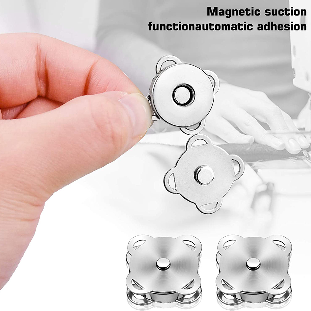 20 Sets Magnetic Button Metal  - Iron On Stud Set reseña y precio