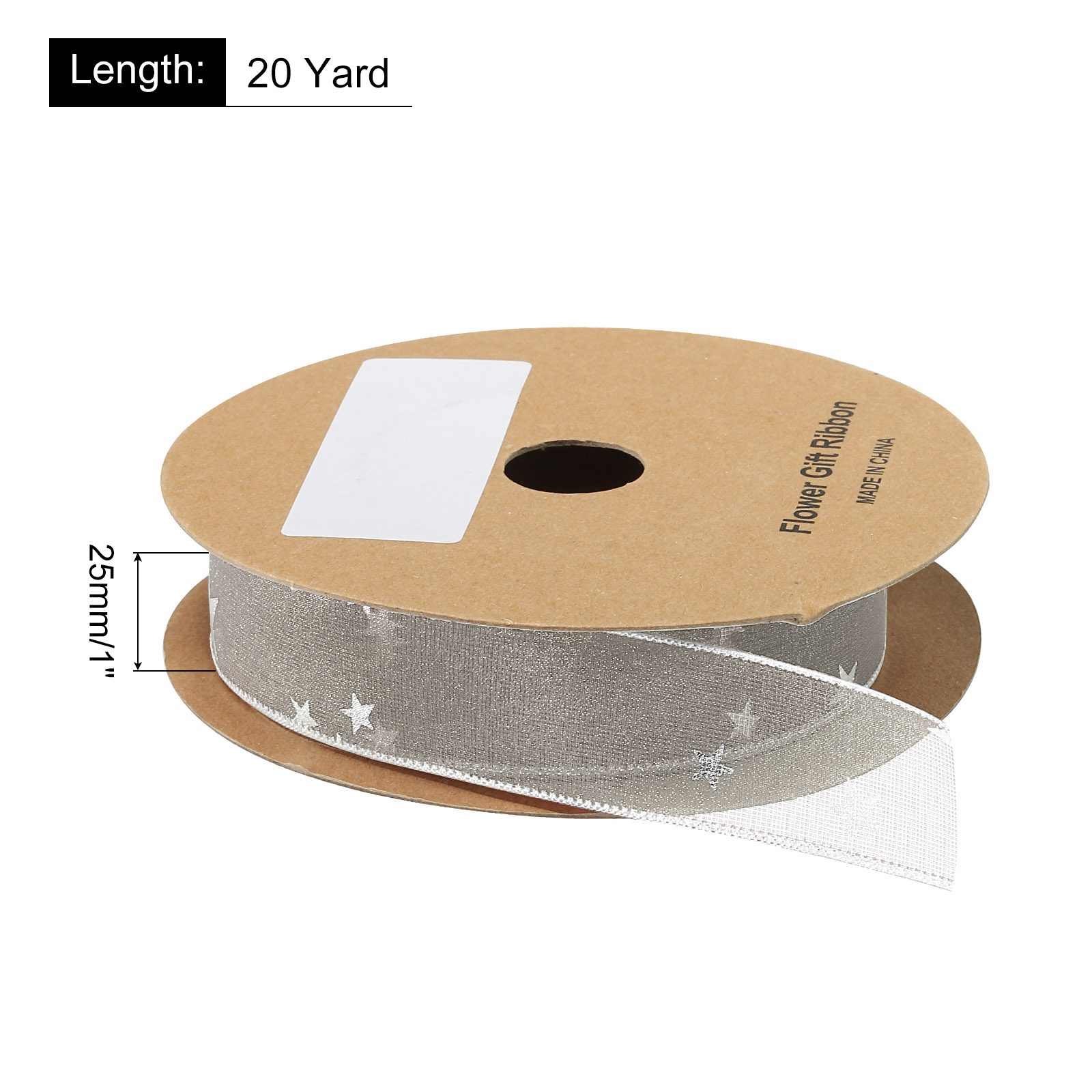 1 Inch 20 Yard Star Organza Sh - Organza Ribbon Spool reseña y precio