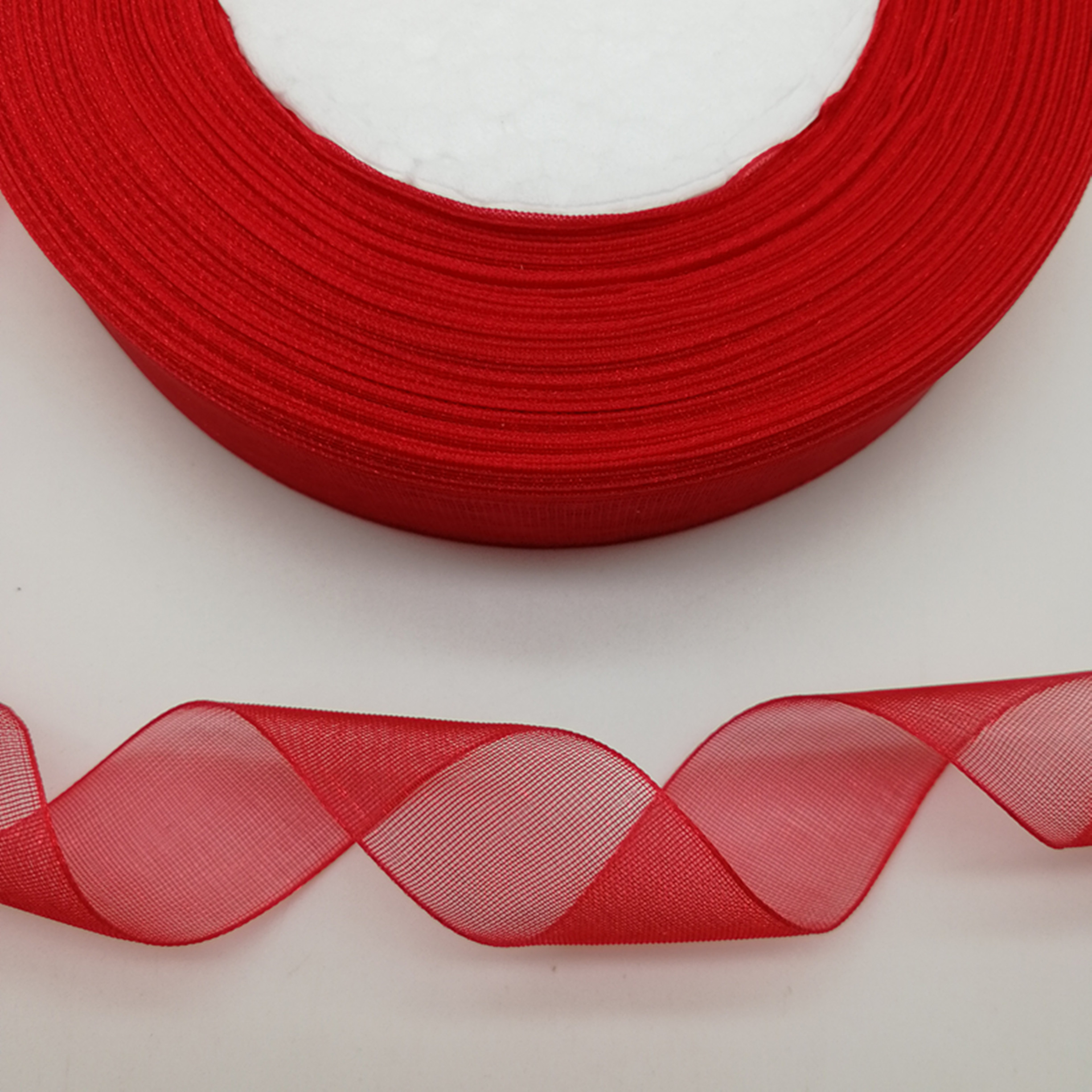 Hot 10mm 50Yards Spool Satin E - Organza Ribbon Spool reseña y precio