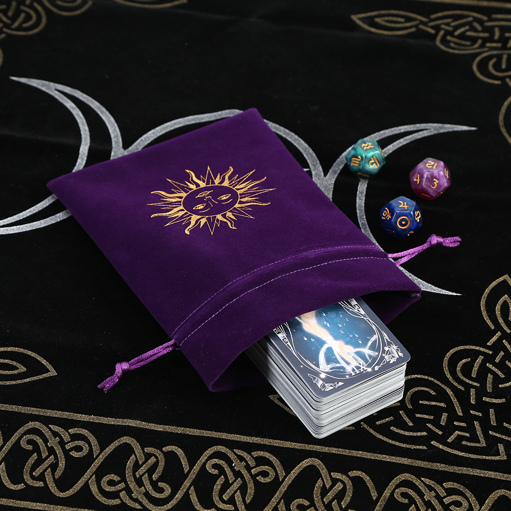 5Pcs Tarot Storage Velvet Bag  - Craft Embellishment Storage reseña y precio
