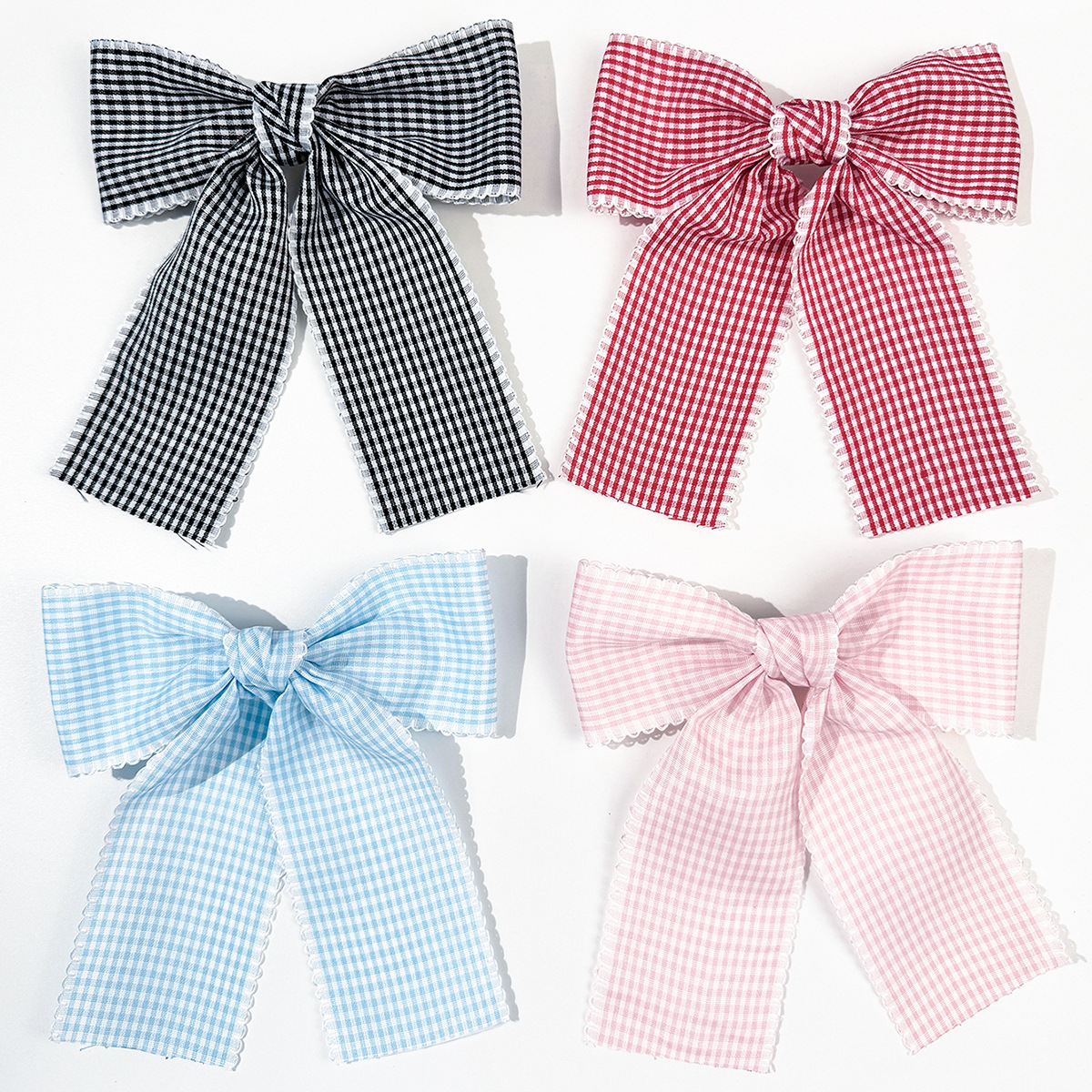 24pc/lot Tartan Plaid Printed  - Lace Ribbon Trim reseña y precio
