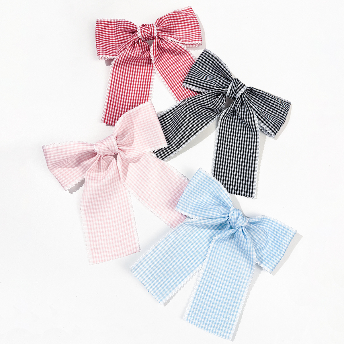 24pc/lot Tartan Plaid Printed  - Lace Ribbon Trim reseña y precio