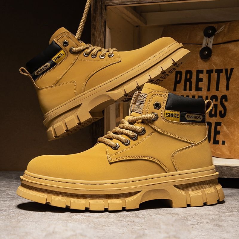 Vintage Men Platform Ankle Boo - Guipure Lace Panel reseña y precio