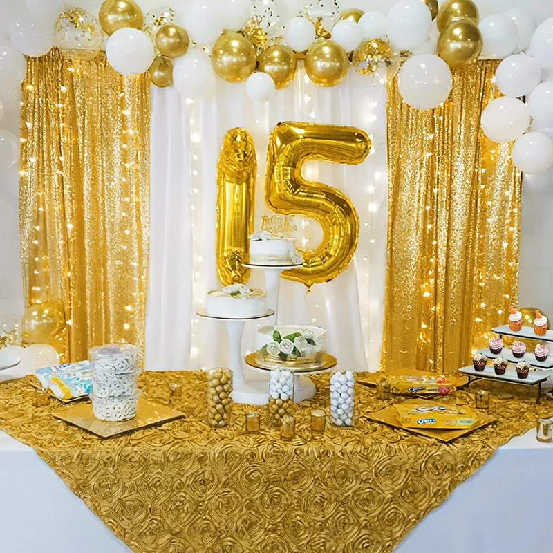 1PC Pink Sequin Backdrop Curta - Sequin Fabric Panel reseña y precio