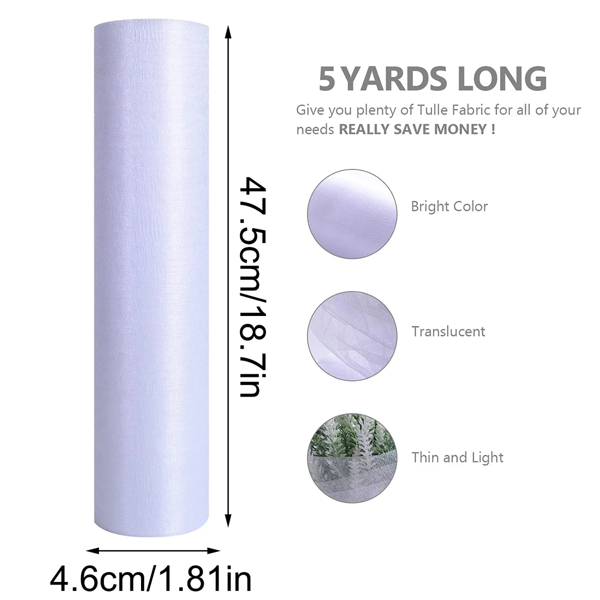 Crystal Organza Fabric Tulle - - Organza Ribbon Spool reseña y precio