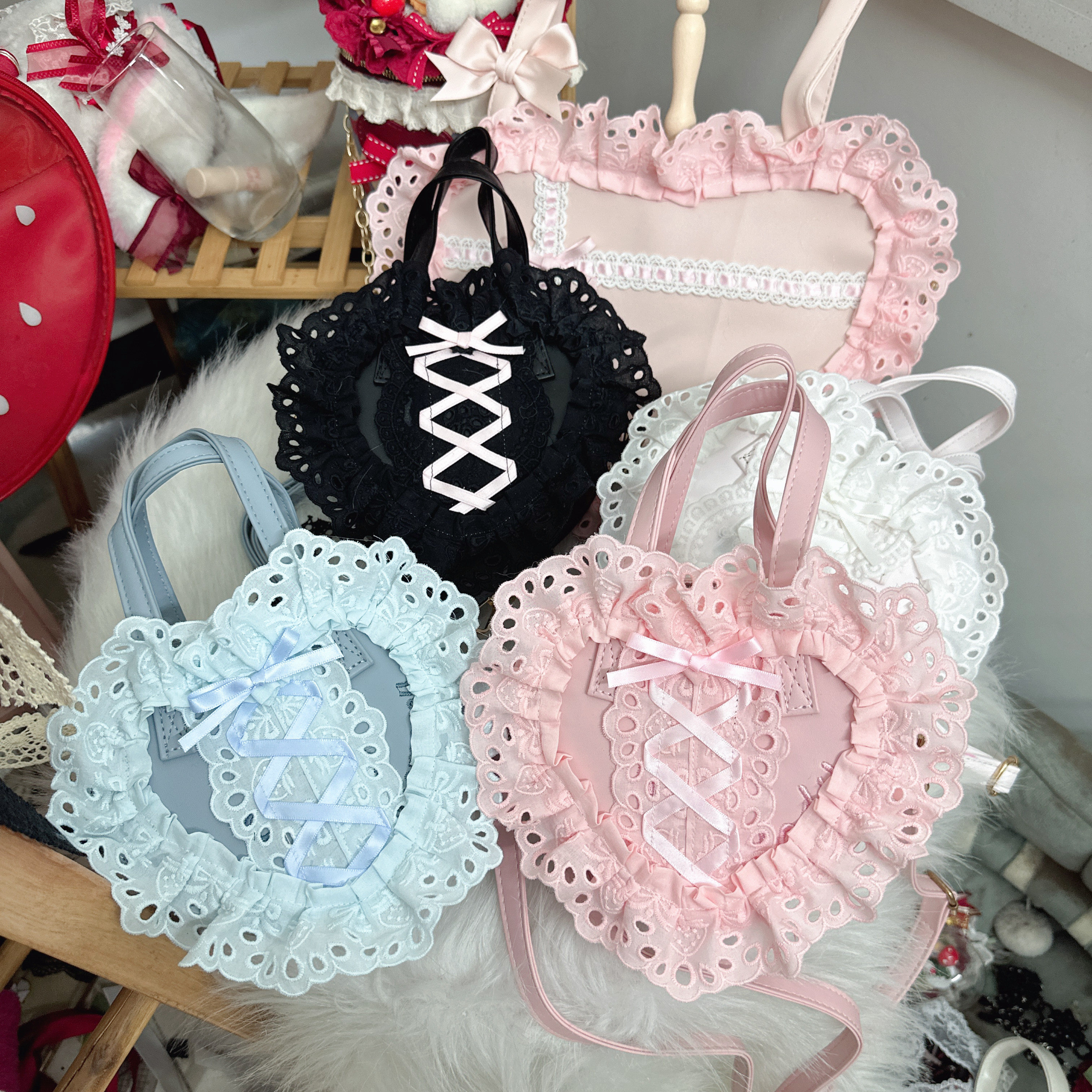 Japanese Daily Out Dating Loli - Lace Ribbon Trim reseña y precio