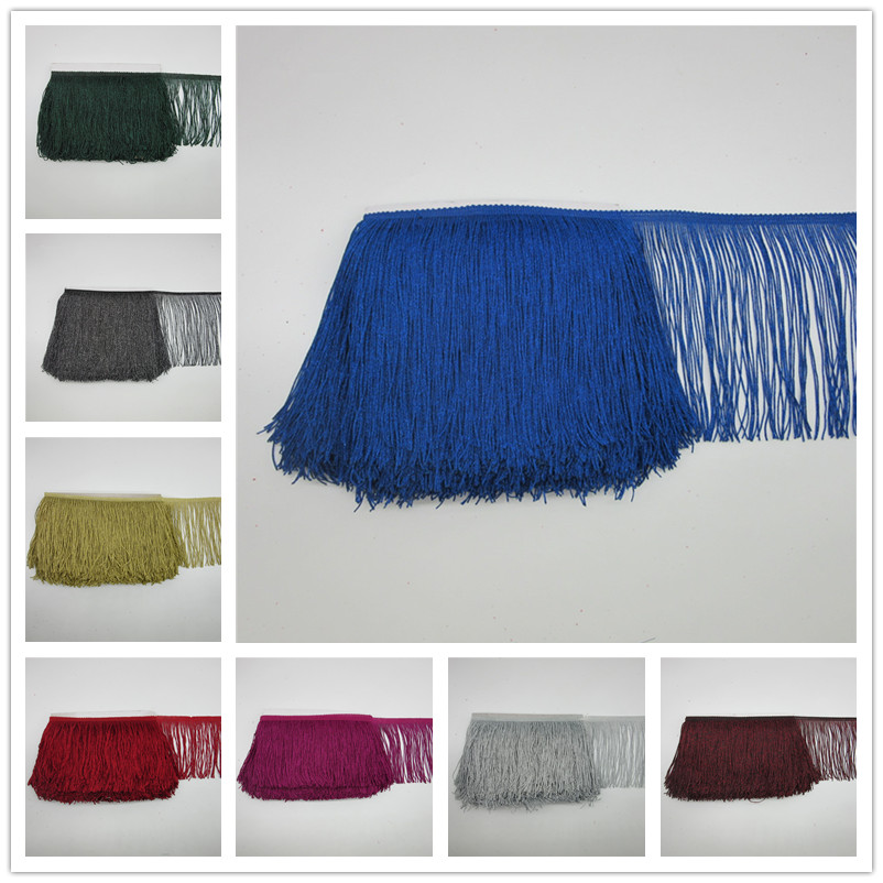1 yard/lot 15CM Long Polyester - Fringe Ribbon Sewing reseña y precio