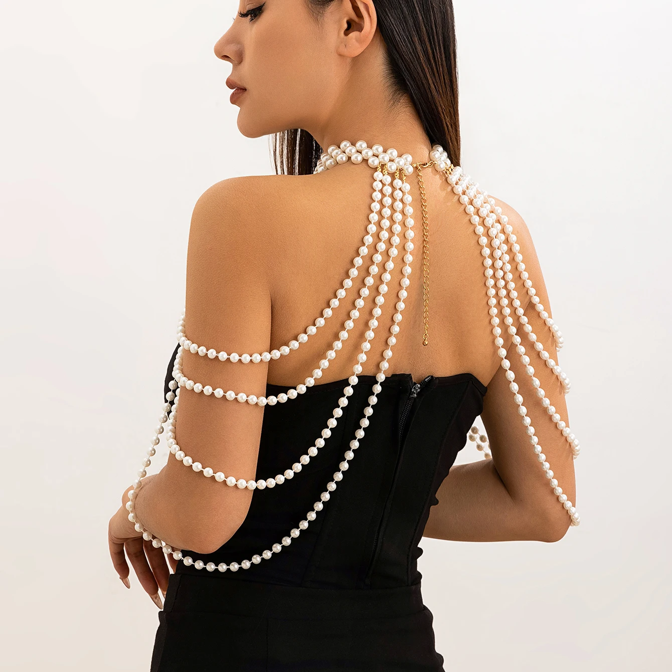 Bridal Tassel Imitation Pearl  - Pearl Trim Chain reseña y precio
