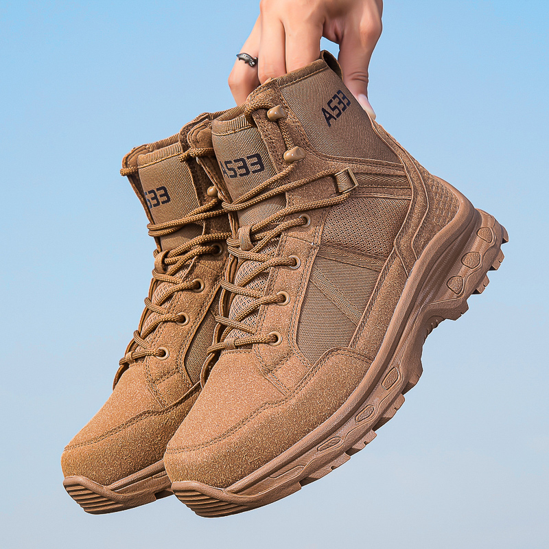 Men's Military Tactical Boots  - Guipure Lace Panel reseña y precio