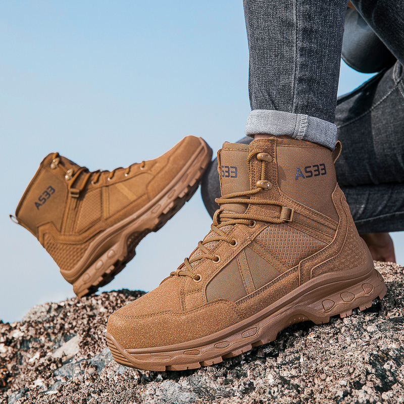 Men's Military Tactical Boots  - Guipure Lace Panel reseña y precio