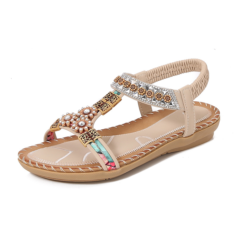 Fashion Bohemian Summer Sandal - Sew On Rhinestone reseña y precio