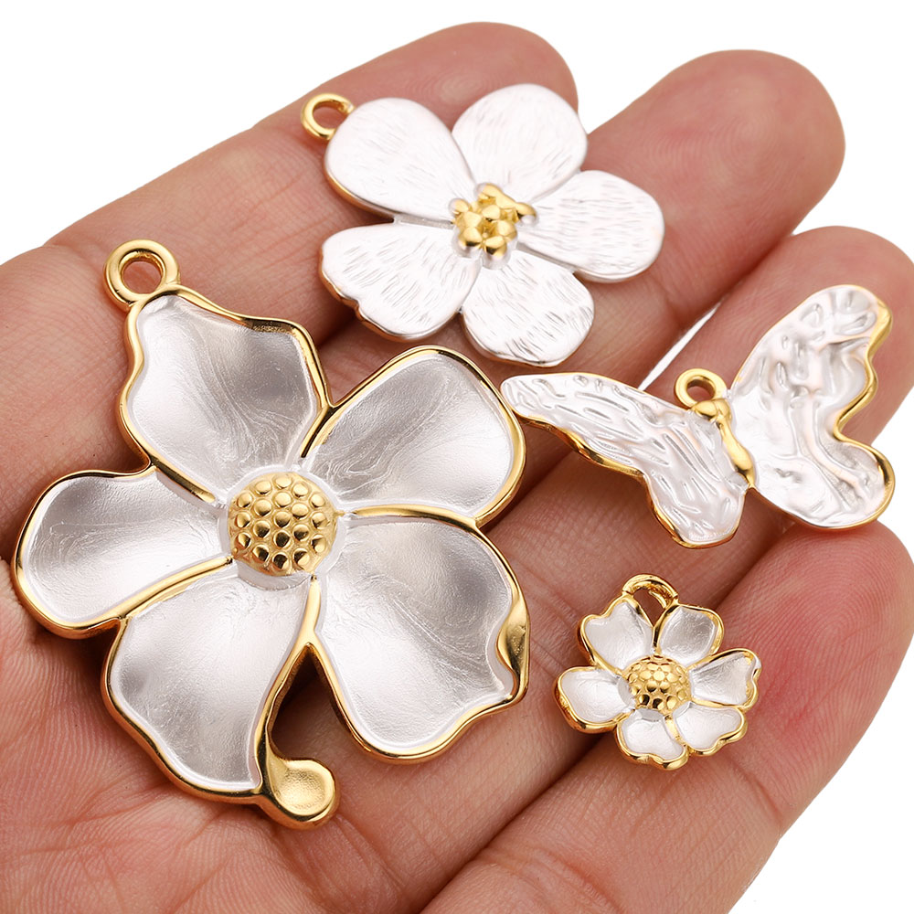 4PCS Stainless Steel White Cha - Embellishment Crafts reseña y precio