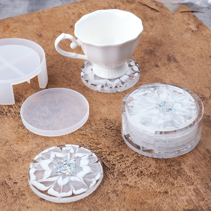 SNASAN Coaster Cup Mat Silicon - Craft Embellishment Storage reseña y precio