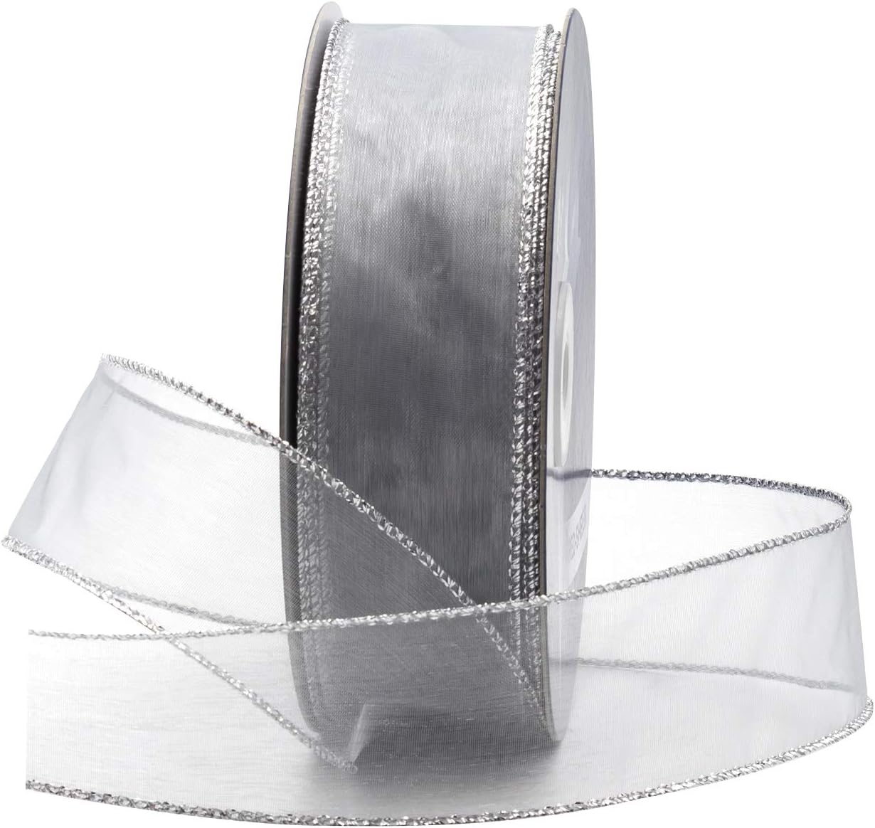 Organza Wired Sheer Ribbon for - Organza Ribbon Spool reseña y precio