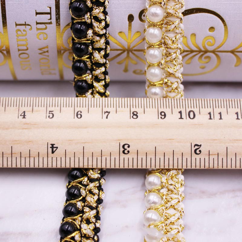 10yards DIY accessories Pearl  - Fringe Ribbon Sewing reseña y precio