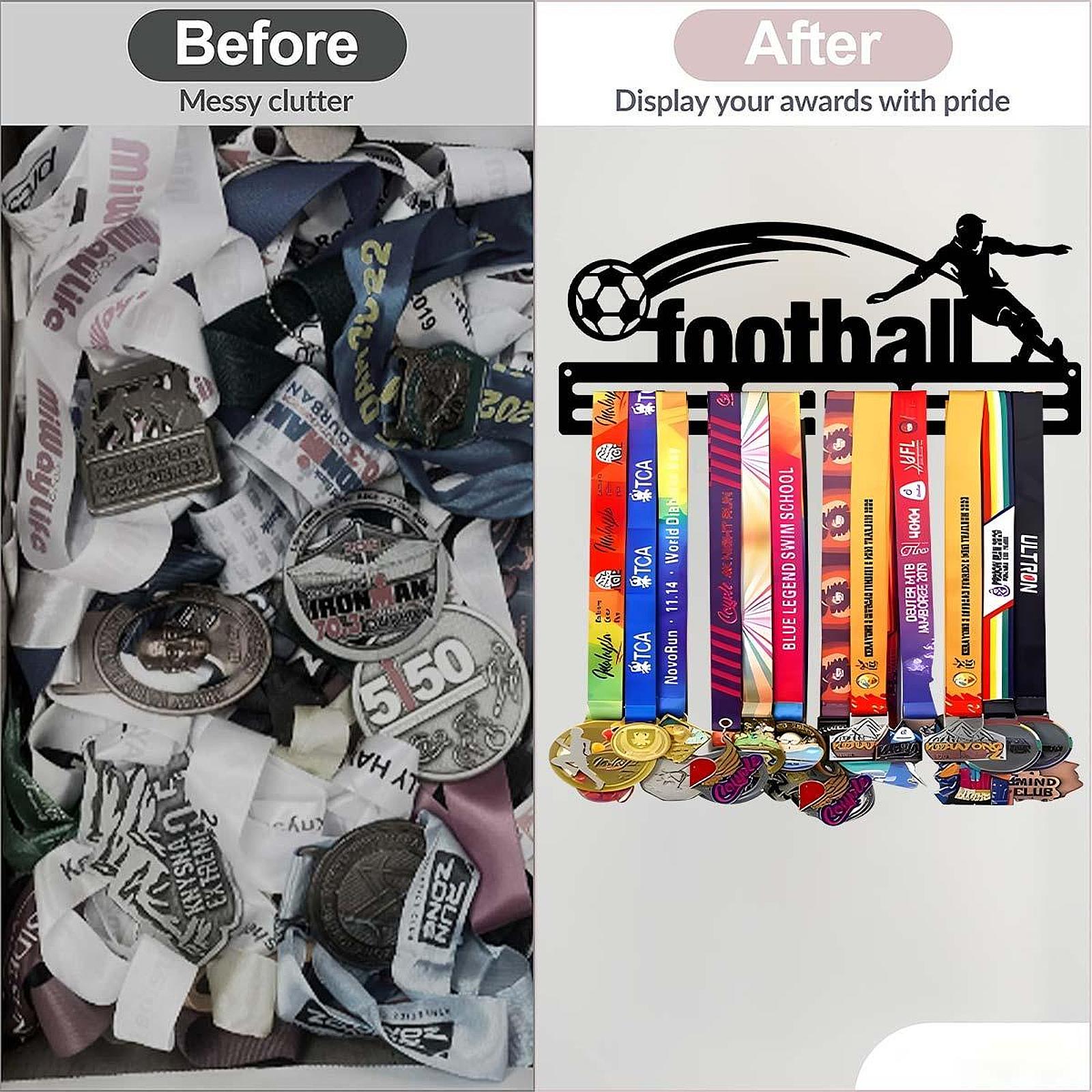 Medal Display Hanger Organizer - Organza Ribbon Spool reseña y precio