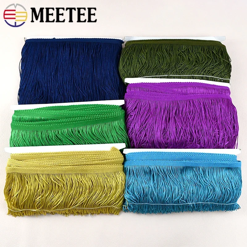 5Yards Meetee 10/15/20/30cm Ta - Beaded Trim Fringe reseña y precio