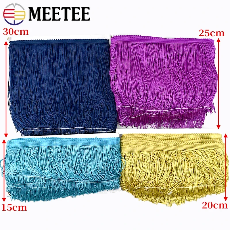 5Yards Meetee 10/15/20/30cm Ta - Beaded Trim Fringe reseña y precio