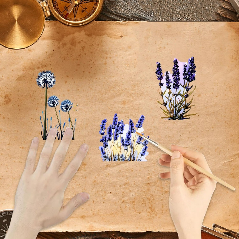 Dandelion Clear Stamps Lavende - Embellishment Crafts reseña y precio