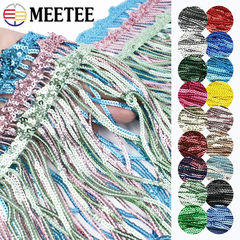 1-5Yards 17cm Latin DanceFring - Fringe Ribbon Sewing reseña y precio