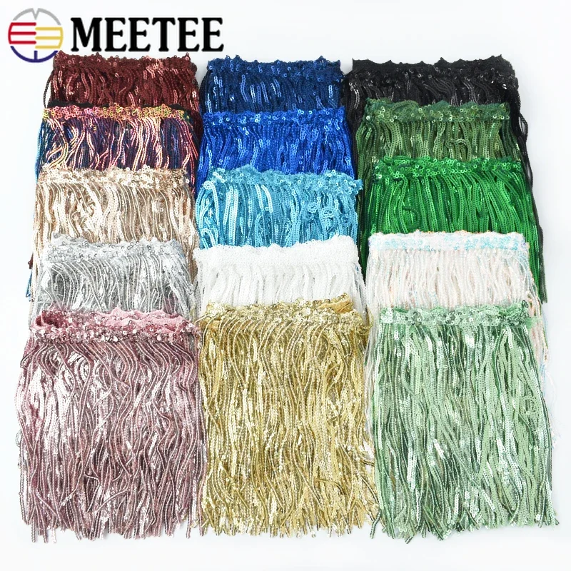 1-5Yards 17cm Latin DanceFring - Fringe Ribbon Sewing reseña y precio