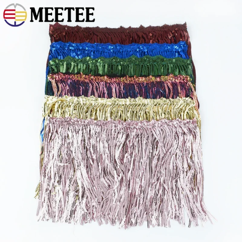 1-5Yards 17cm Latin DanceFring - Fringe Ribbon Sewing reseña y precio
