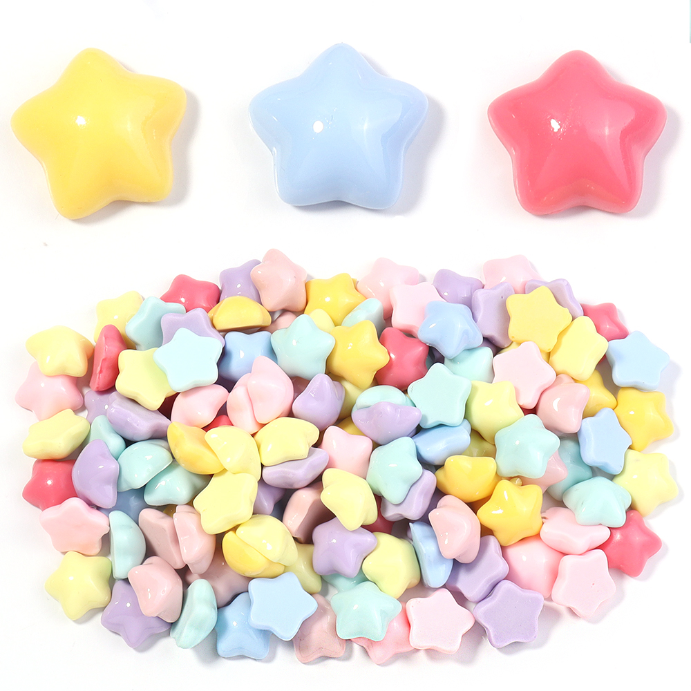 50pcs/lot 16mm Colorful Star R - Embellishment Crafts reseña y precio