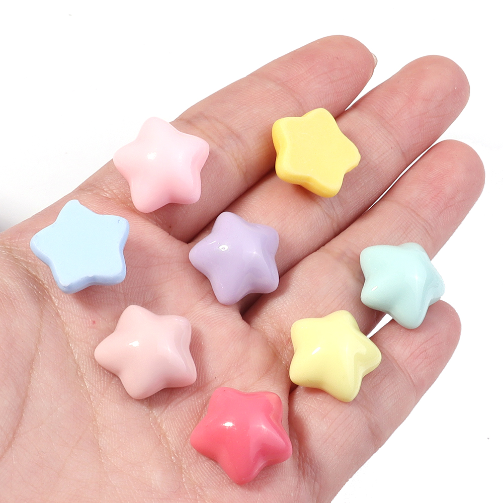 50pcs/lot 16mm Colorful Star R - Embellishment Crafts reseña y precio