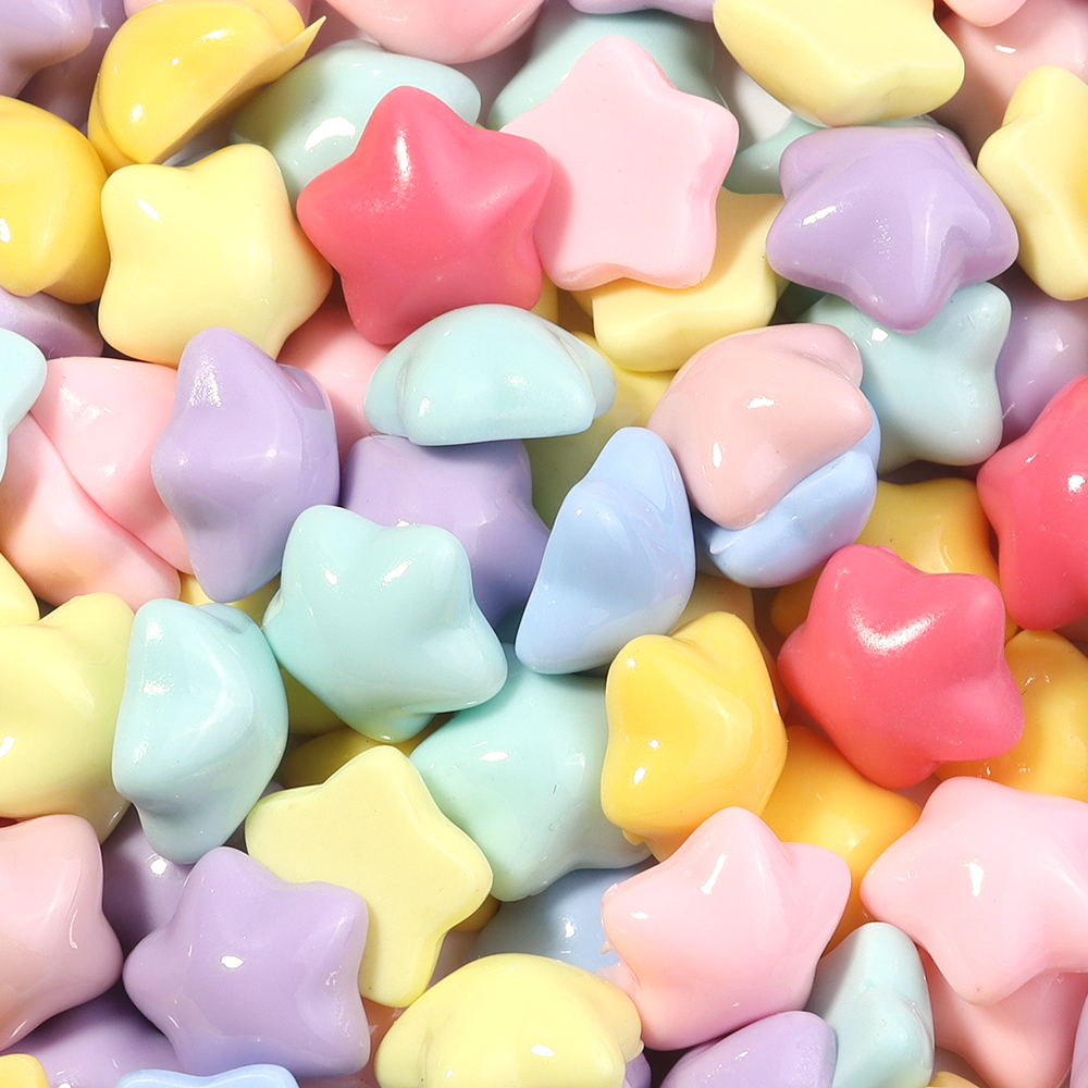 50pcs/lot 16mm Colorful Star R - Embellishment Crafts reseña y precio