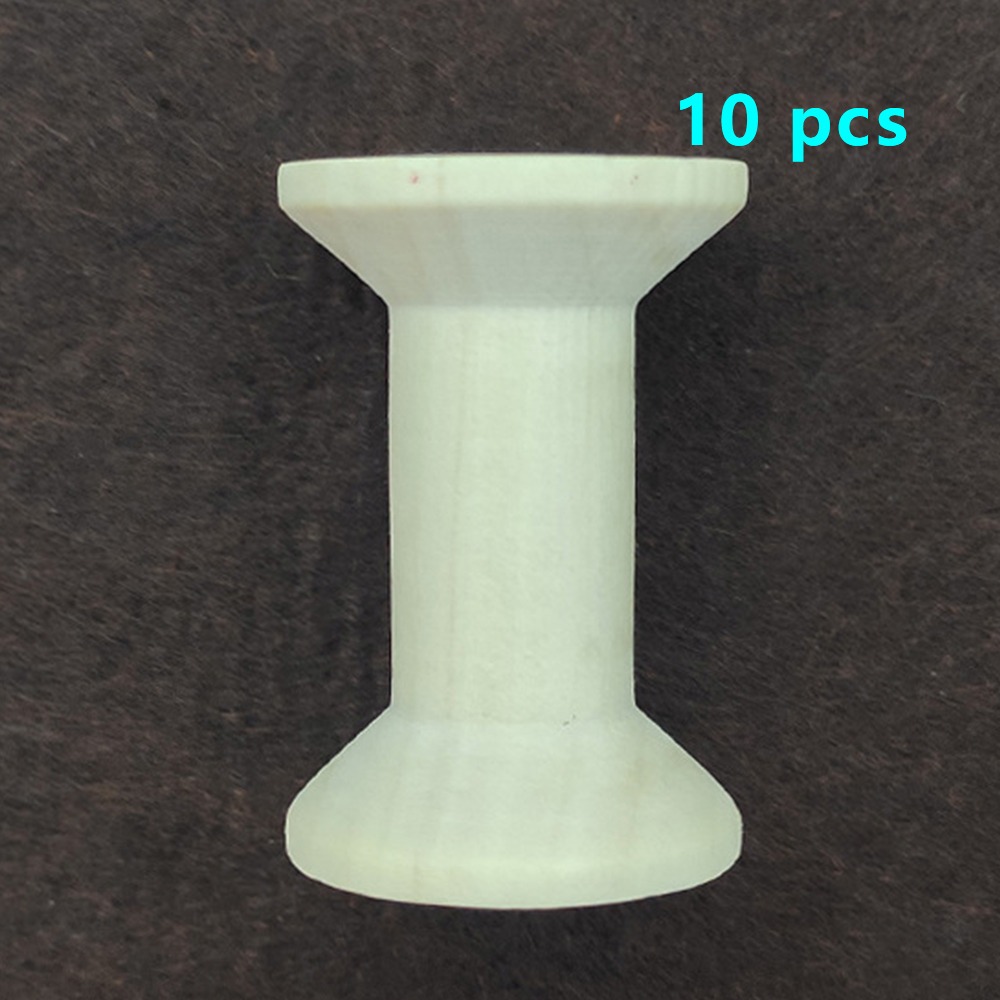 5/10PCS Wooden Bobbins Spools  - Organza Ribbon Spool reseña y precio
