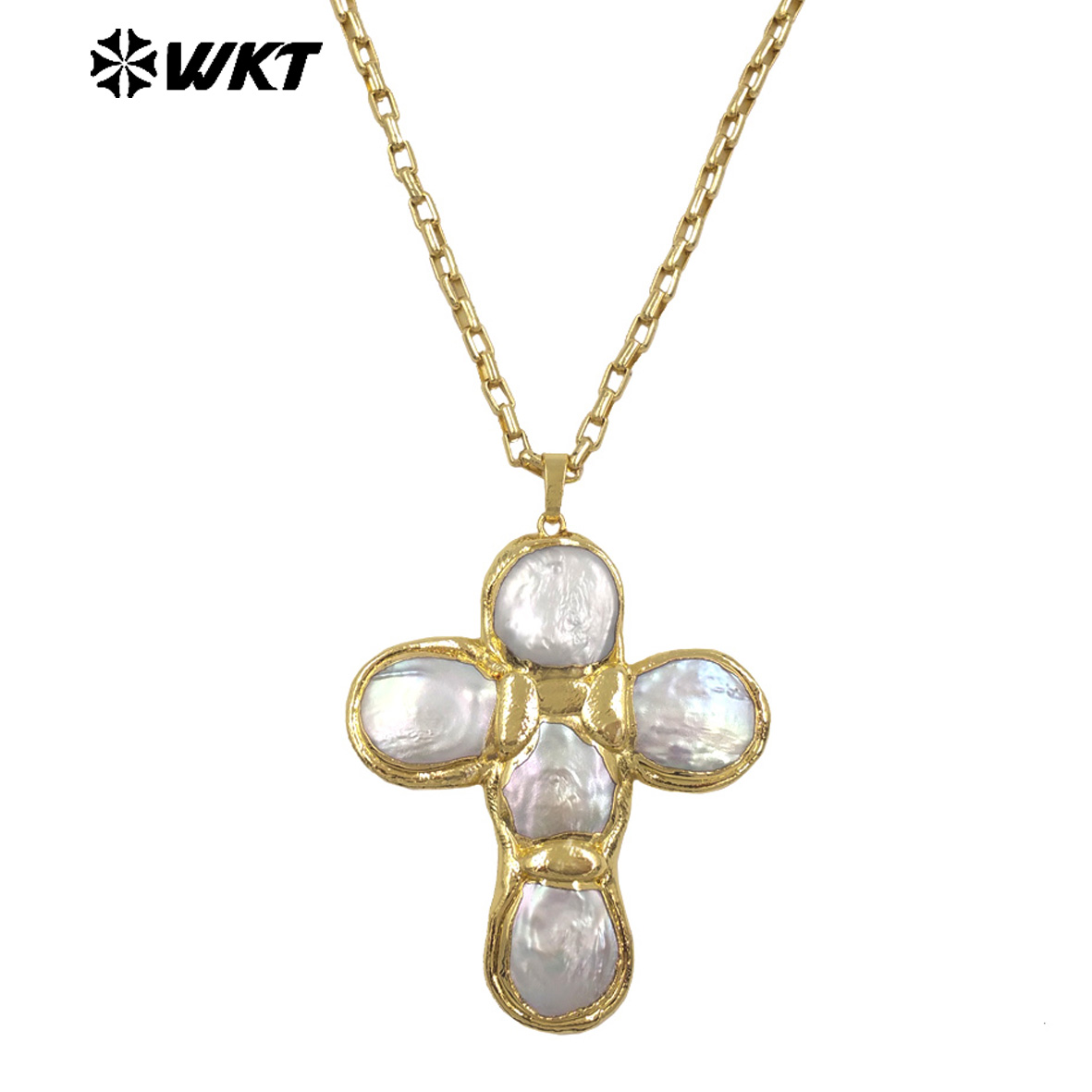 WT-JN349 Newest Design Natural - Pearl Trim Chain reseña y precio