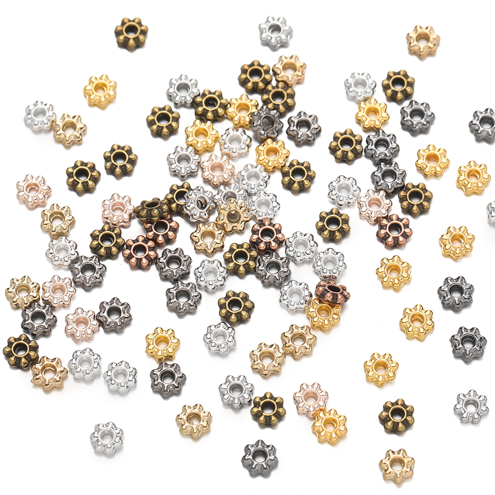 200pcs/lot 4/6mm Daisy Snowfla - Embellishment Crafts reseña y precio