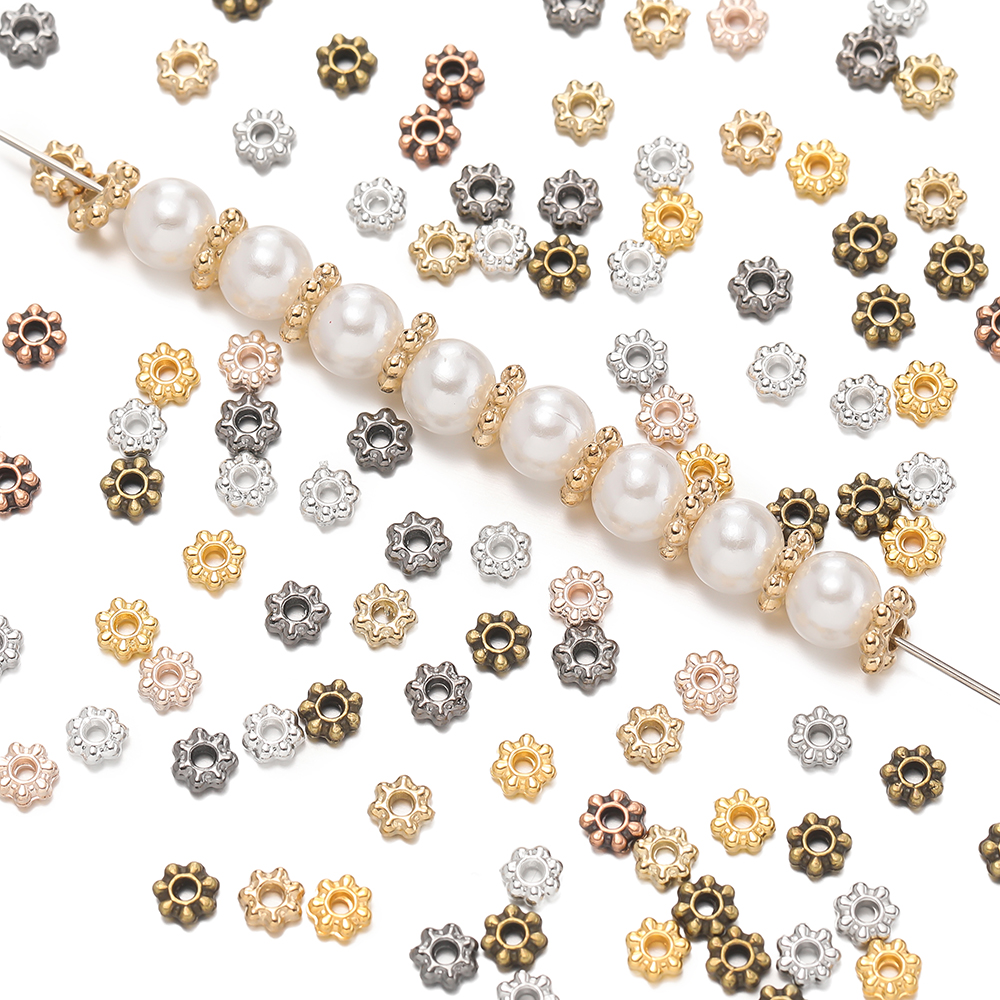 200pcs/lot 4/6mm Daisy Snowfla - Embellishment Crafts reseña y precio