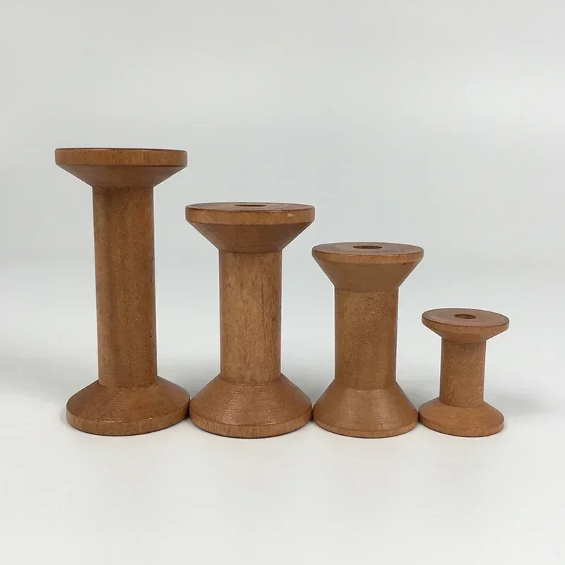 1Pc Brown Big Wood Empty Spool - Organza Ribbon Spool reseña y precio