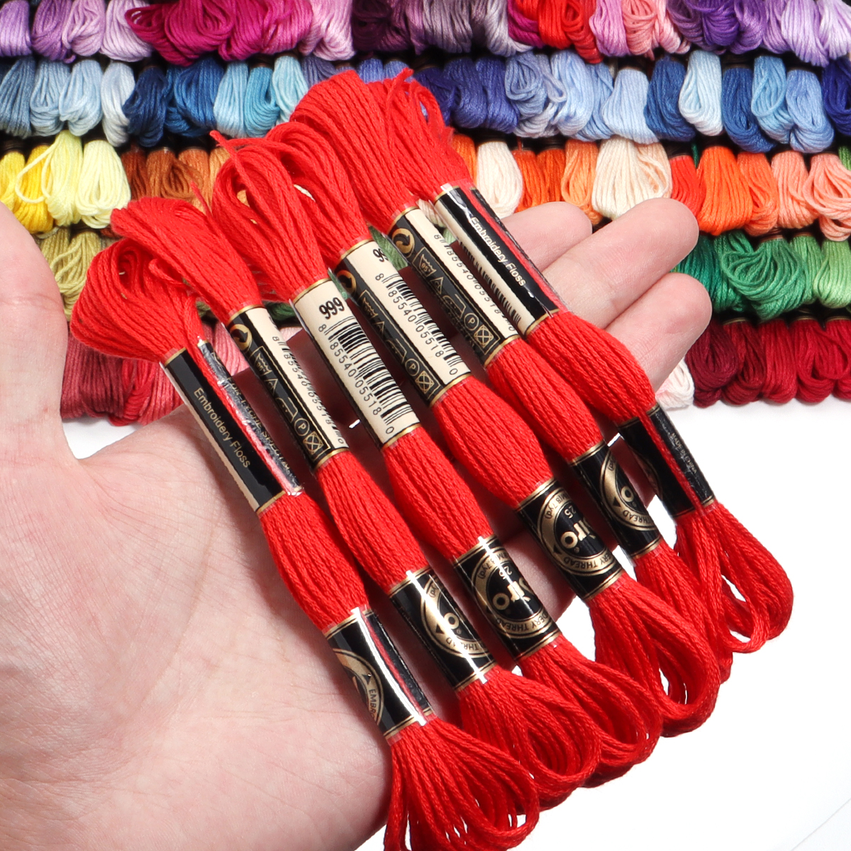 6Pcs/Lot Multicolor Polyester  - Embroidery Embellishments reseña y precio