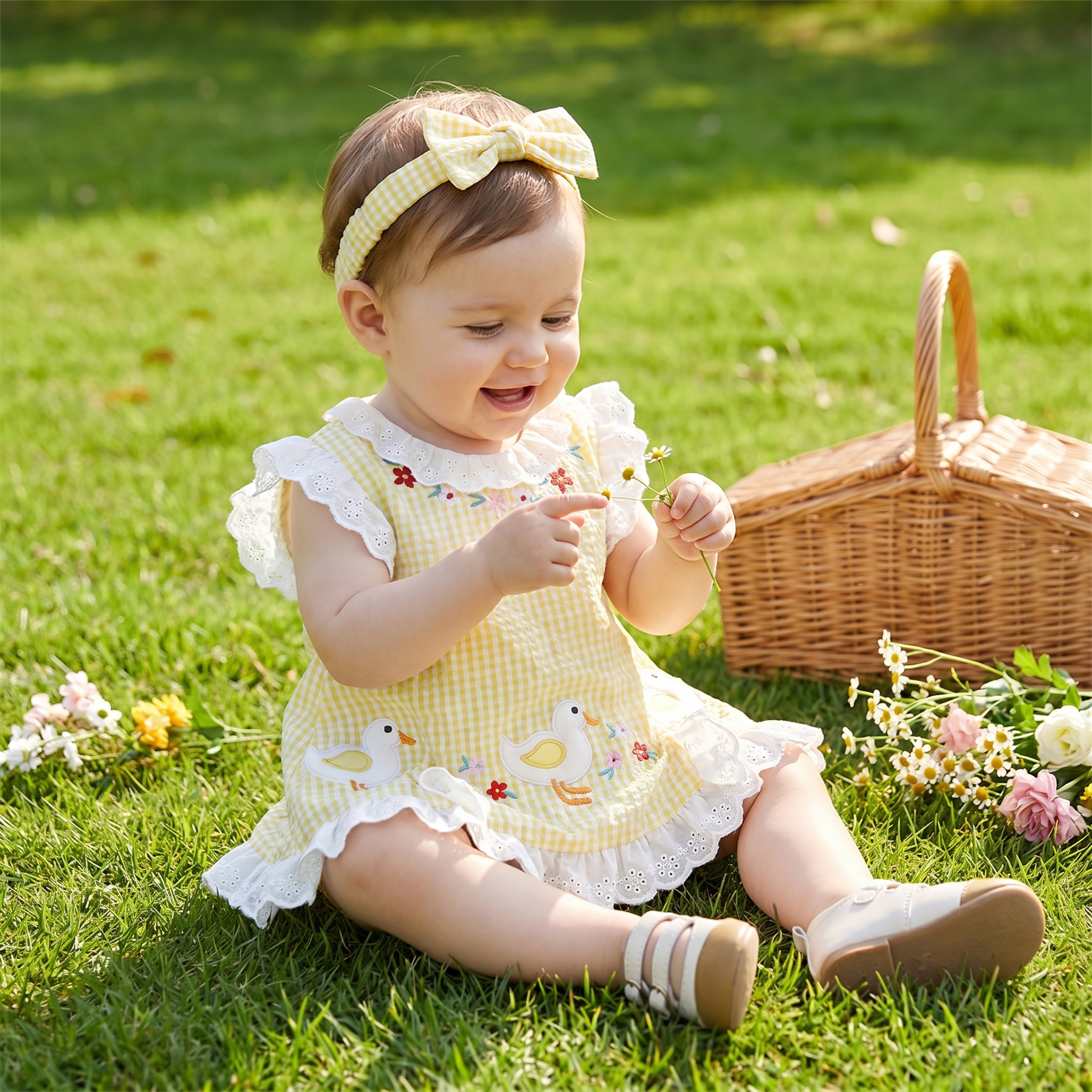 2026 Summer Baby Romper Cute D - Embroidery Embellishments reseña y precio