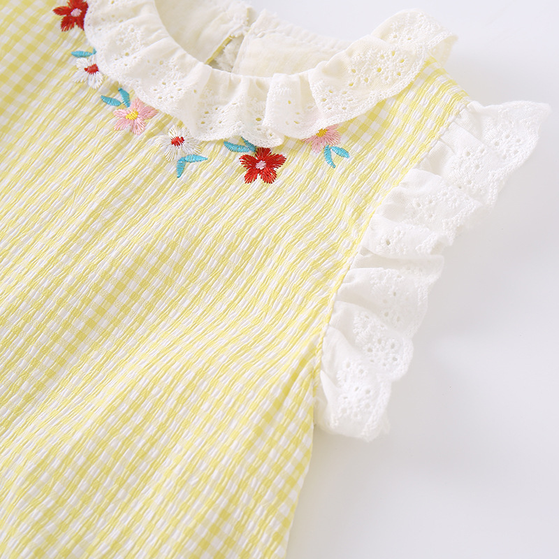 2026 Summer Baby Romper Cute D - Embroidery Embellishments reseña y precio